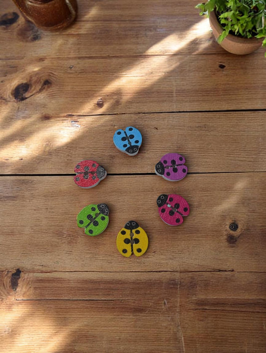 Boutons Coccinelles