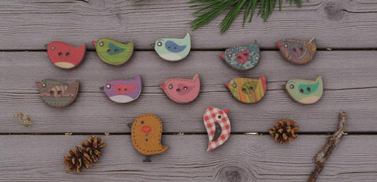 Boutons Oiseaux