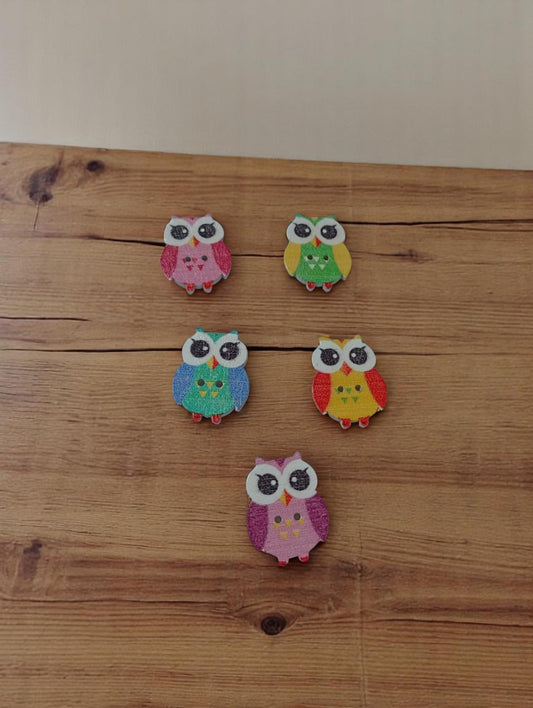 Boutons Hiboux