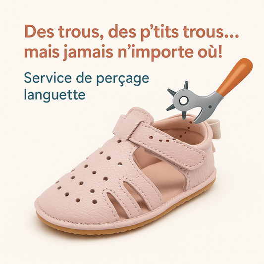 Trous pour pose boutons