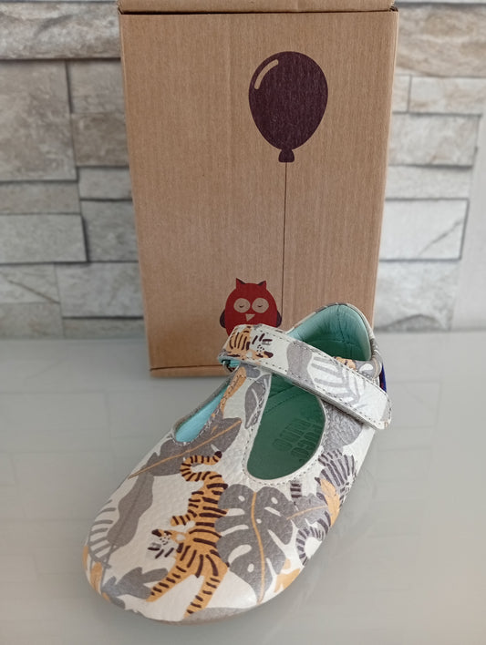 Mighty Shoes Tonal Tiger T Bar Poco Nido