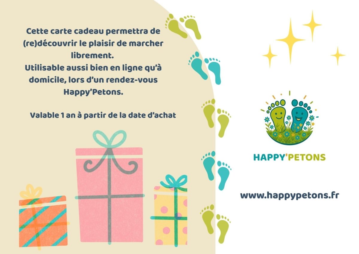 Carte cadeau Enfants - Happy'Petons