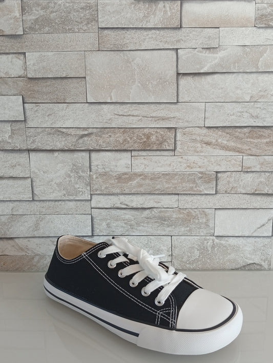 Chaussures barefoot noires MTNG Emi vue de profil droite