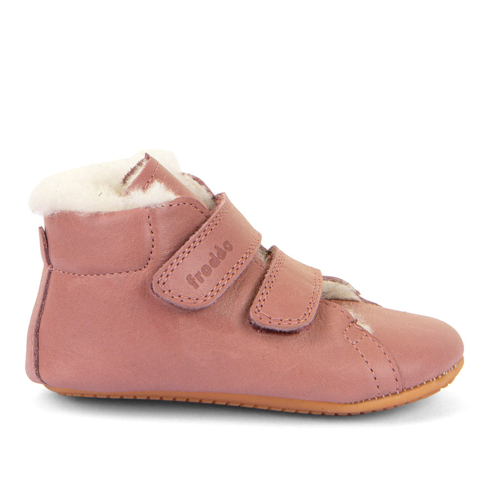 Bottines Prewalkers Furry Classic Rose