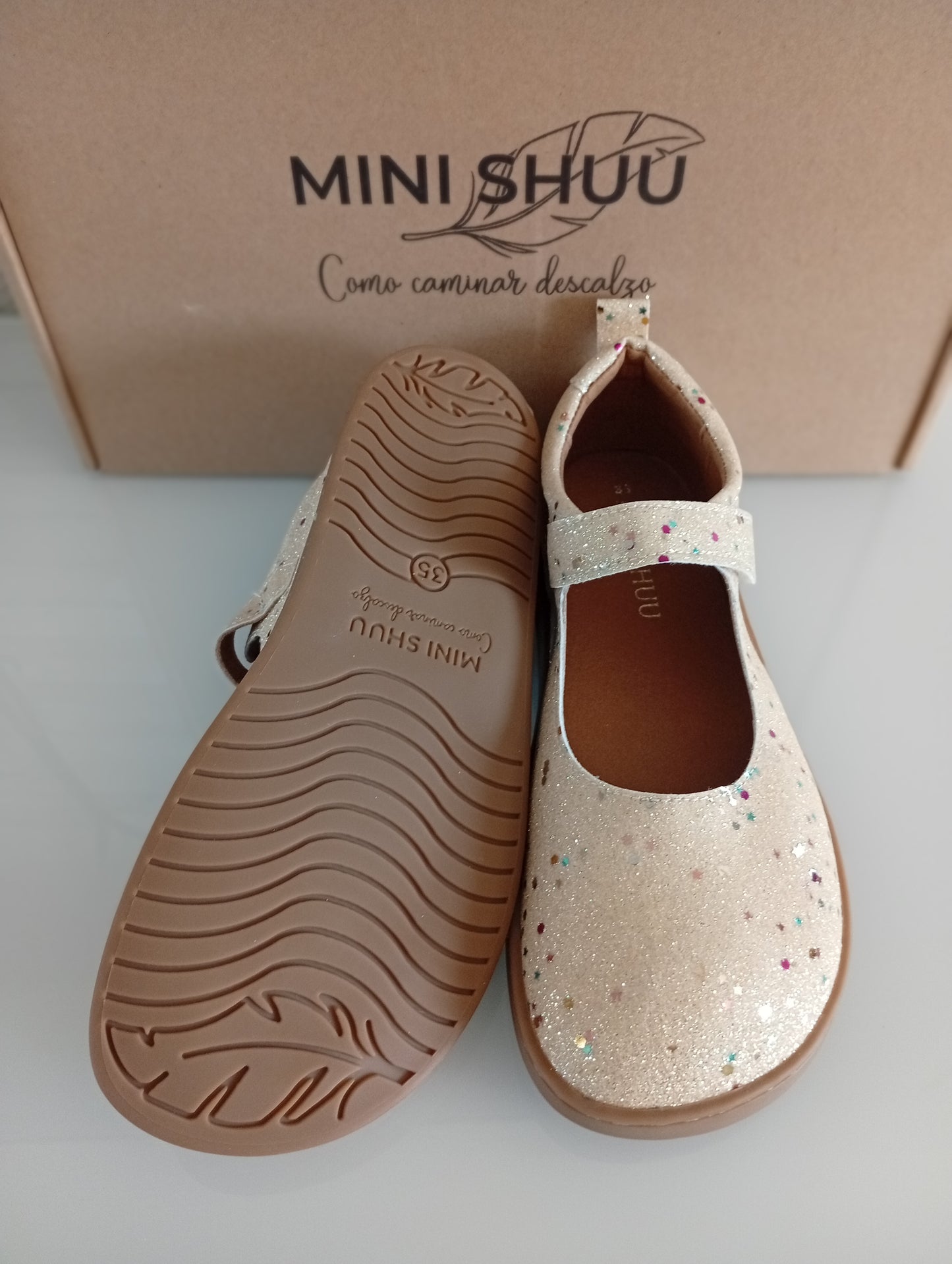 Ballerines Mercidita Chispas Or Mini Shuu