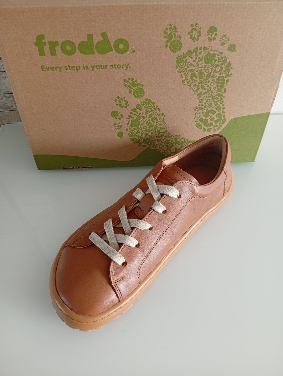 Baskets Barefoot Froddo Camel - Happy'Petons