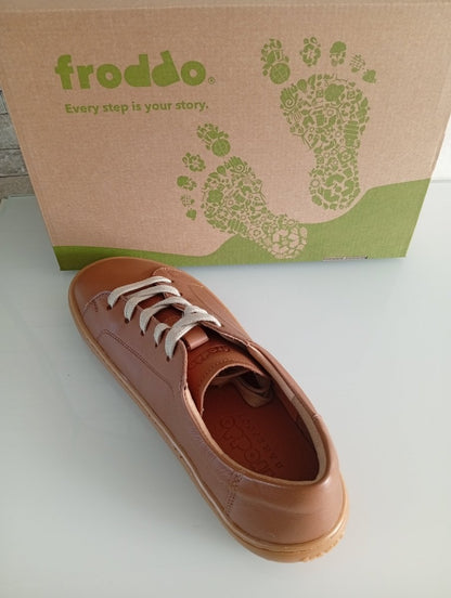 Baskets Barefoot Froddo Camel - Happy'Petons