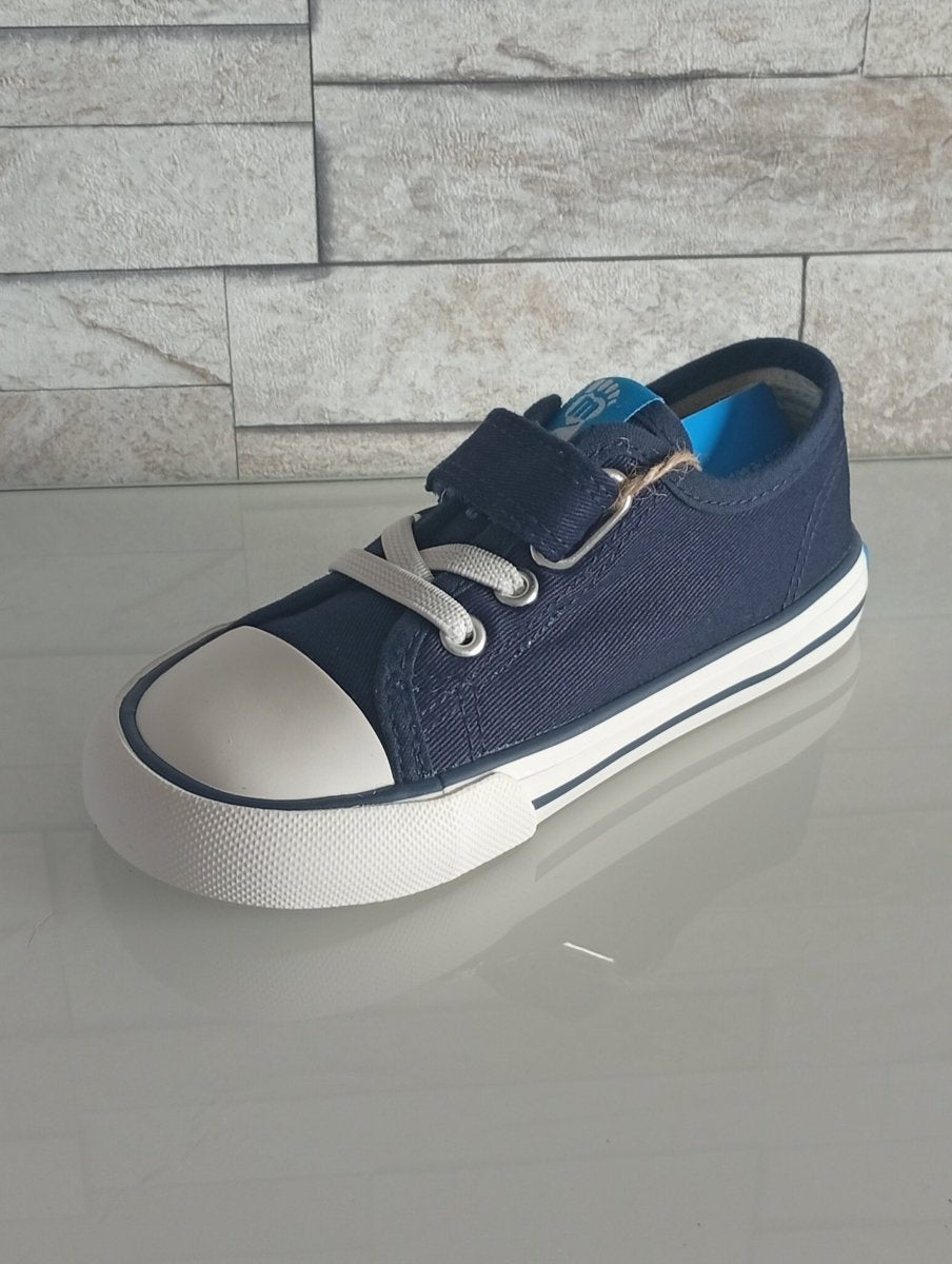Baskets Emi Bleu Marine - Happy'Petons