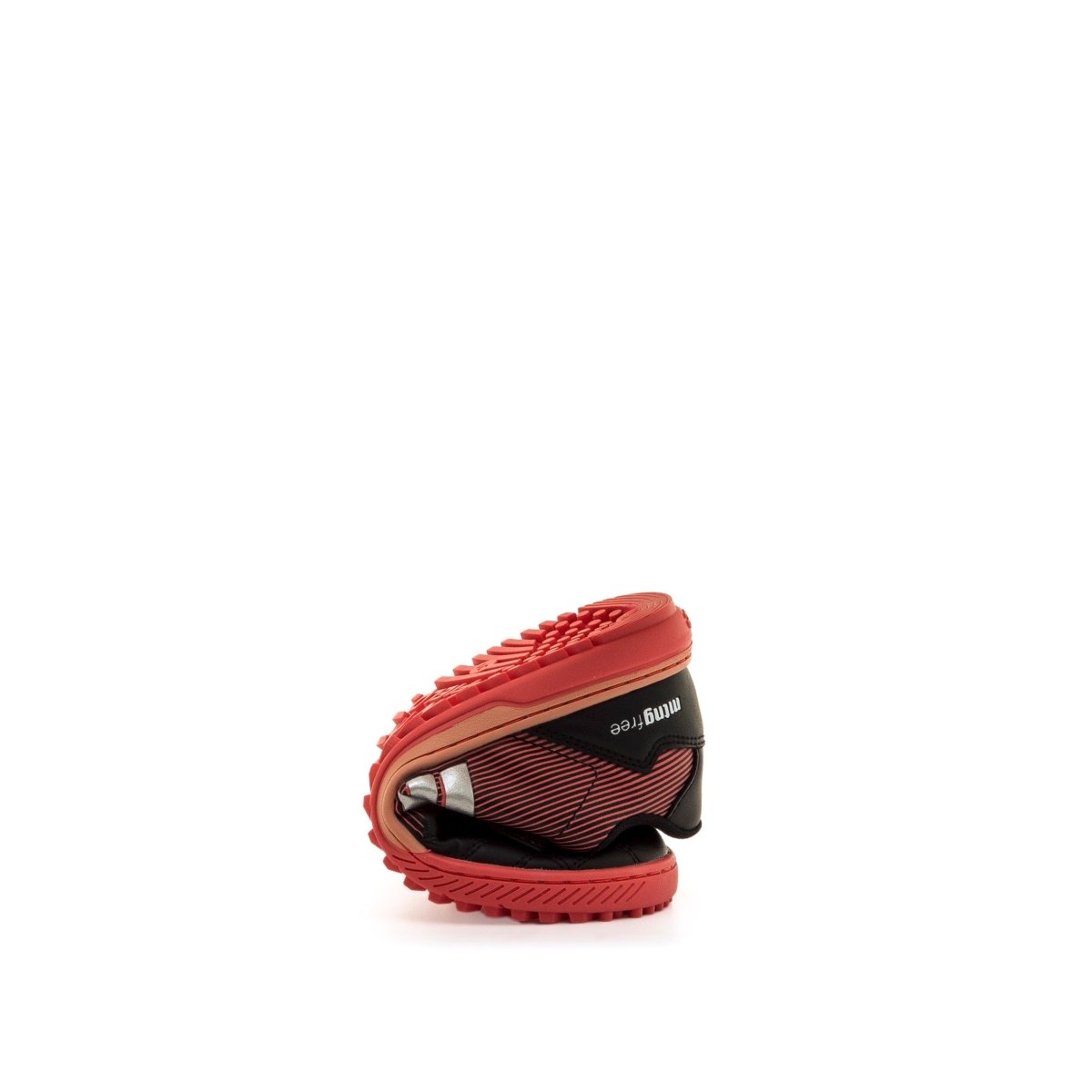 Baskets Foot Free Play Noire et Orange - Happy'Petons