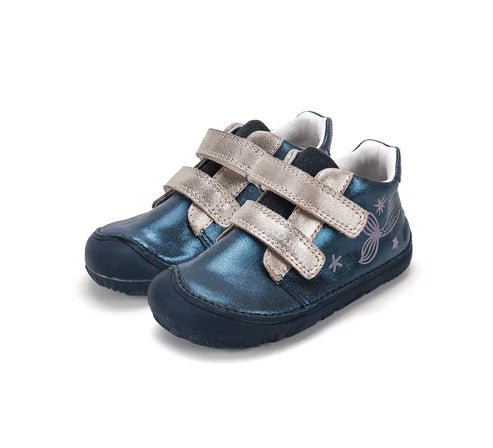 Bottines Barefoot Cobalt Sirène - Happy'Petons