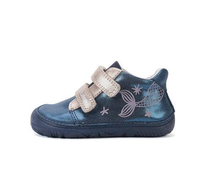Bottines Barefoot Cobalt Sirène - Happy'Petons