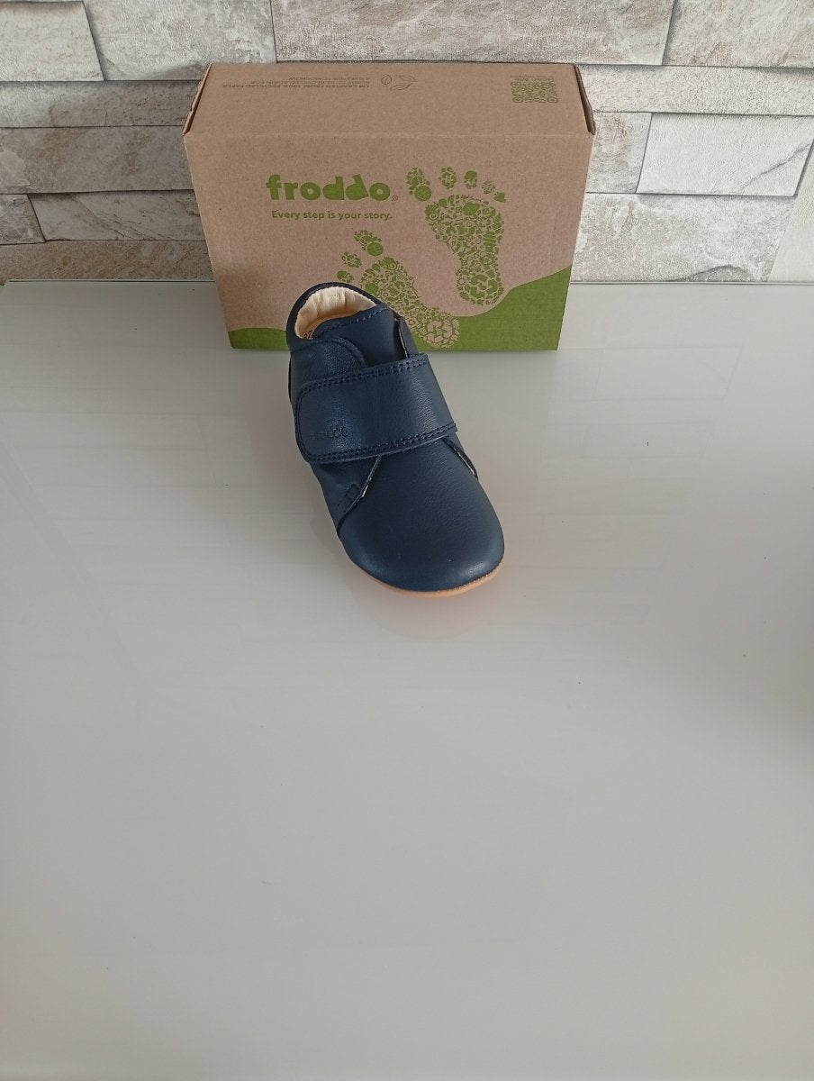Bottines Prewalkers Bleu Marine - Happy'Petons