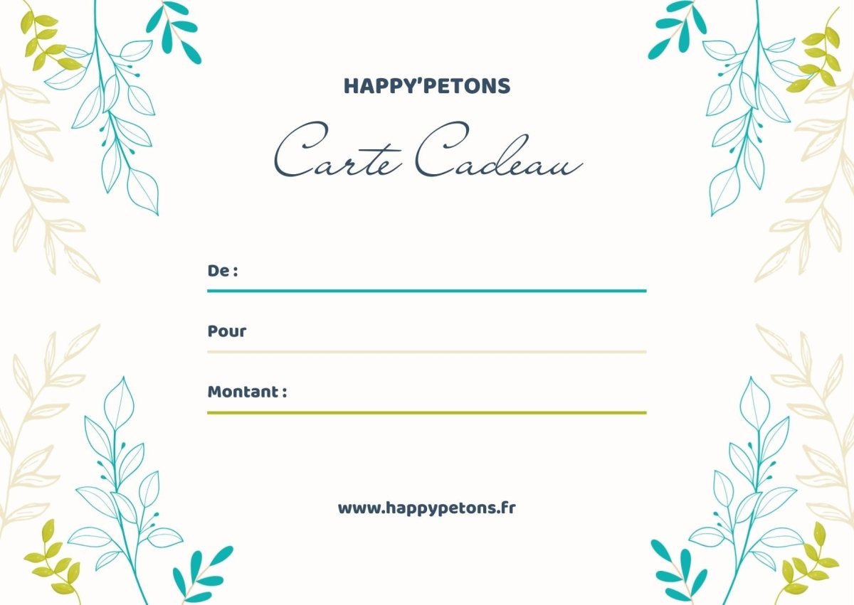 Carte cadeau Adultes - Happy'Petons