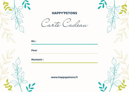 Carte cadeau Adultes - Happy'Petons