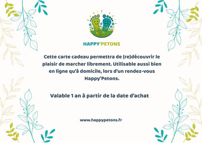 Carte cadeau Adultes - Happy'Petons