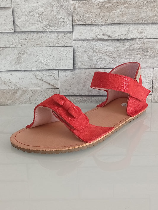 Sandales barefoot Cozy Red – Kids Toes