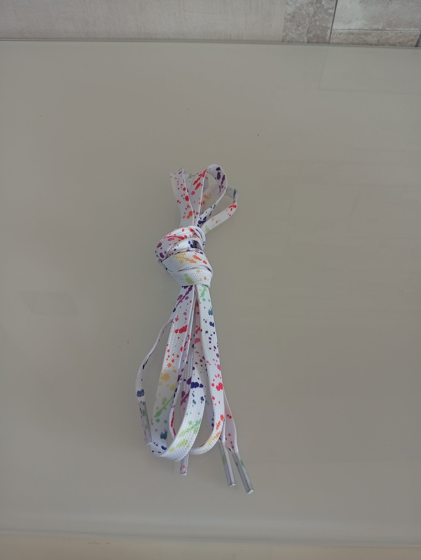 Lacets Encre Eclaboussé