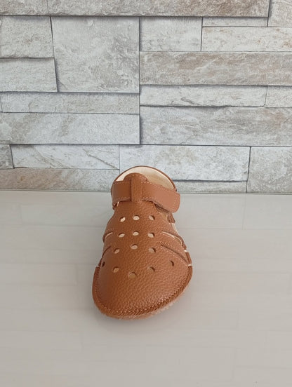 Sandales Barefoot Airy - Camel - Happy'Petons