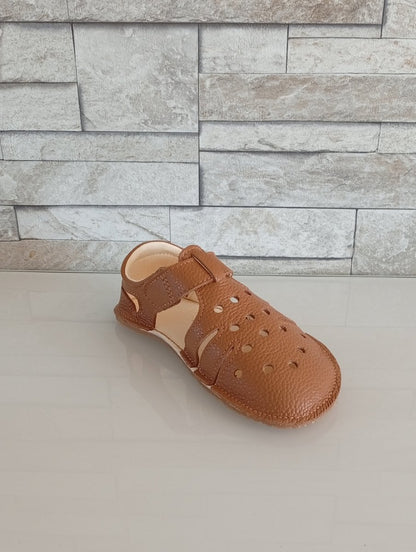 Sandales Barefoot Airy - Camel - Happy'Petons