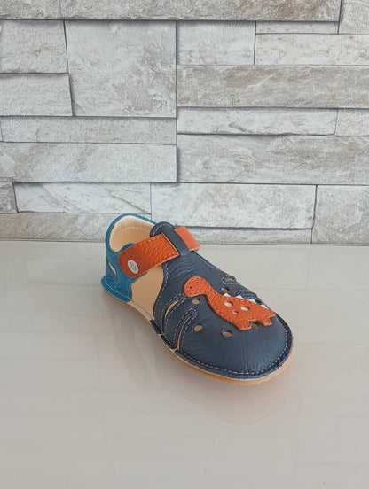 Sandales Barefoot Airy - Dinosaures - Happy'Petons
