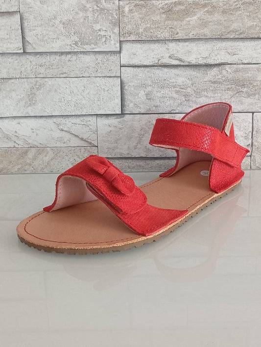 Sandales barefoot Toes - Cozy Red - Happy'Petons