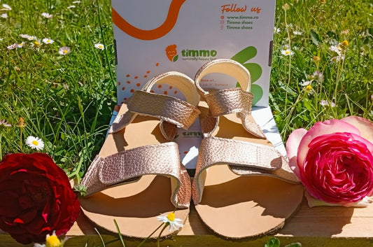 Sandales Timmo Toes Joy - Rose - Happy'Petons